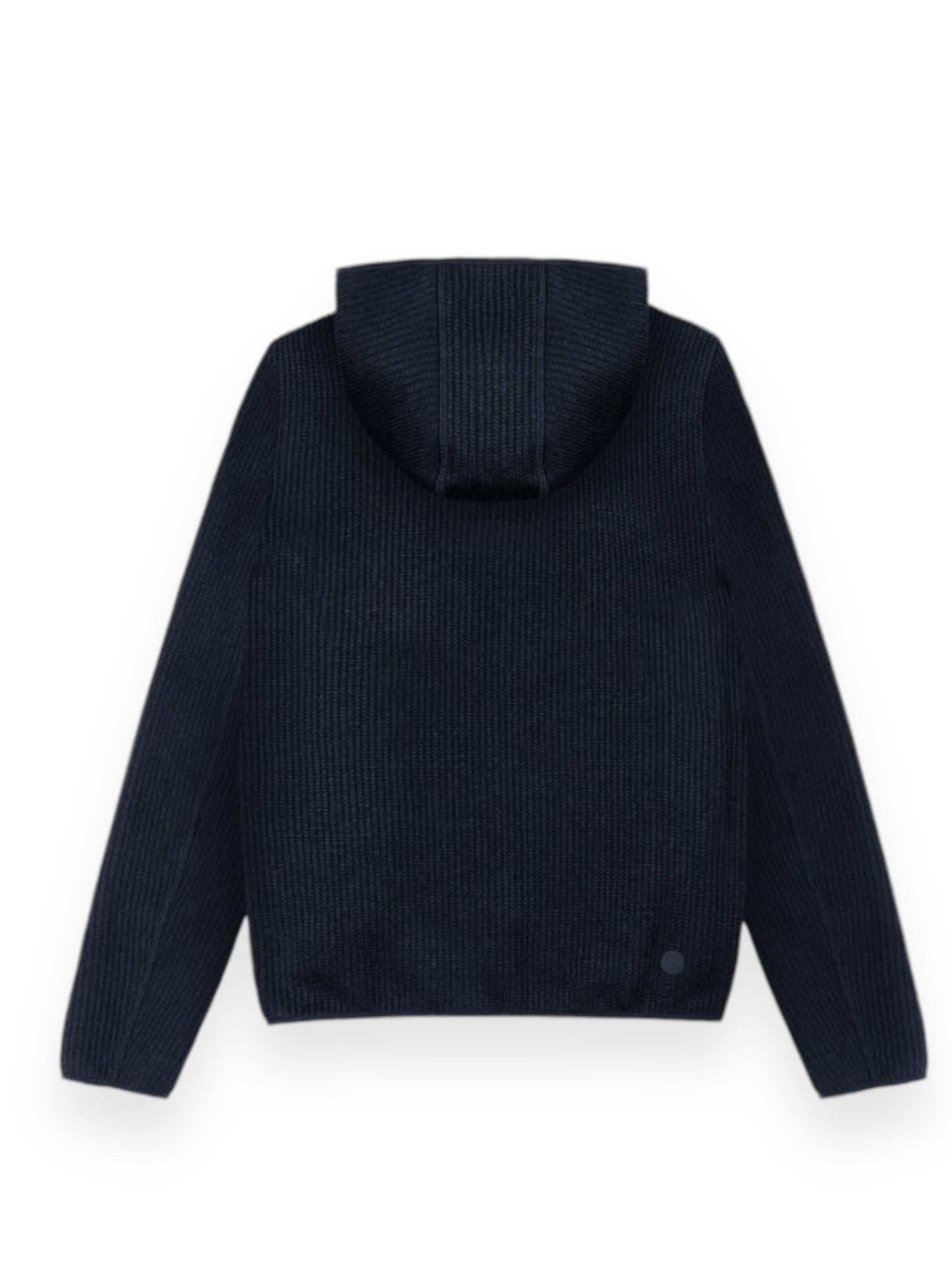 Pullover con zip e cappuccio