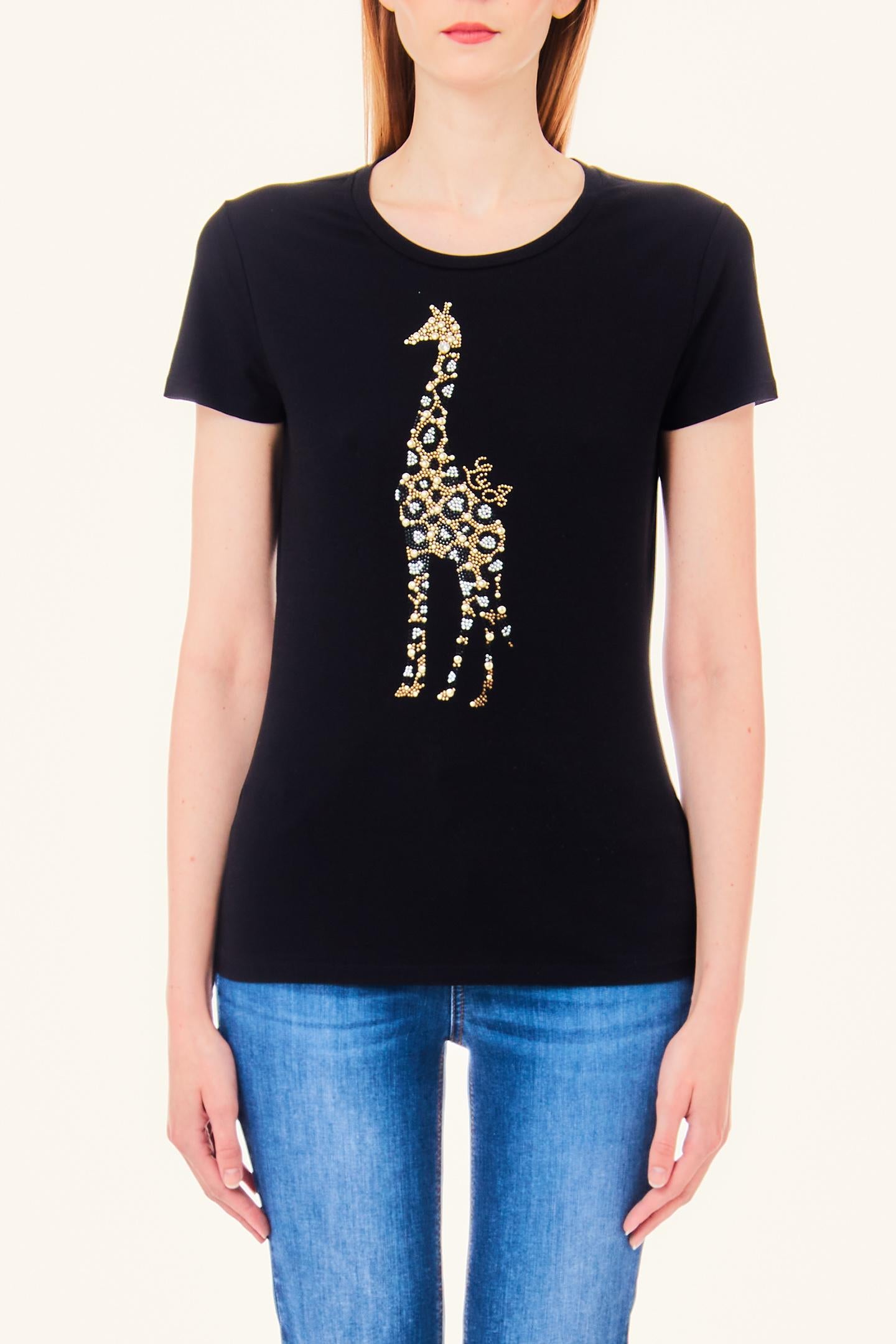 T-shirt moda m/c giraffe