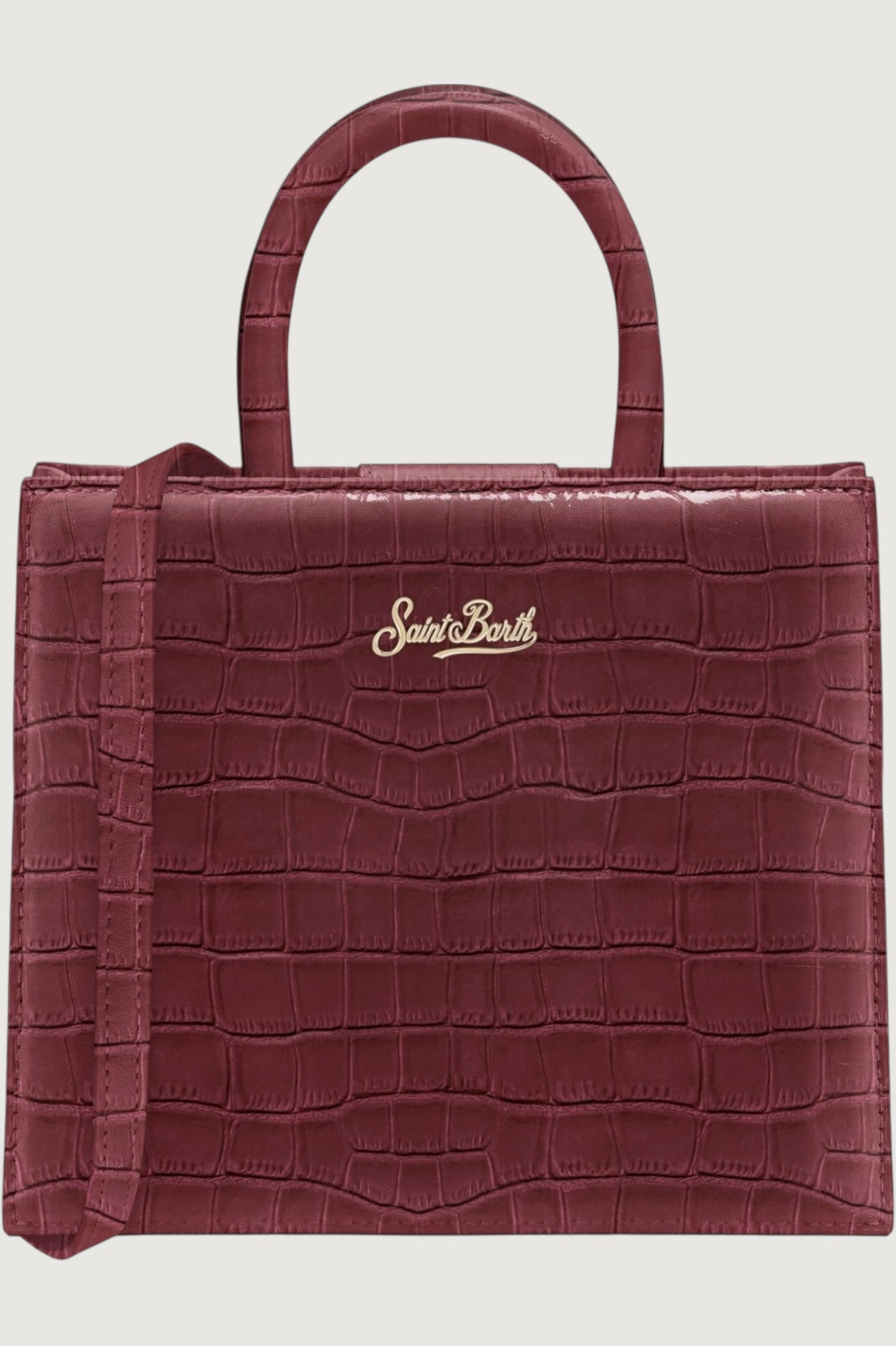 Shop bag midi printed croco 45