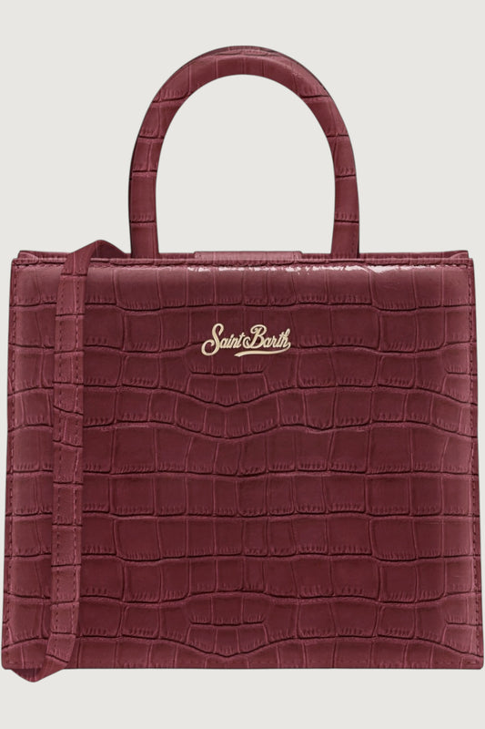 Shop bag midi printed croco 45
