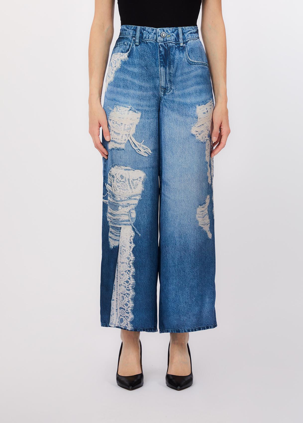 LIU JO BLUE DENIM-UA6312T5958 79044-PANTS