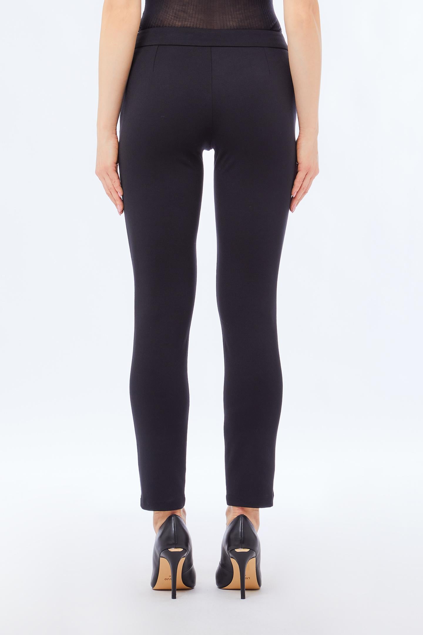 Pant.skinny buttons h.w.