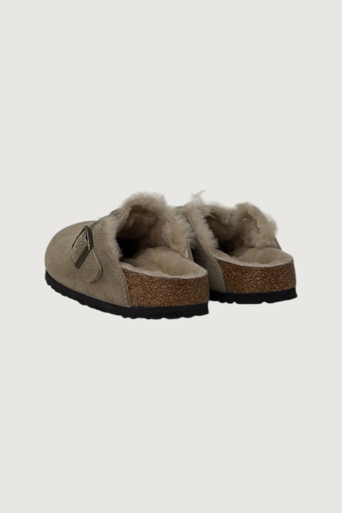 BIRKENSTOCK-1028299 TAUPE-BOSTON  SHEARLING 