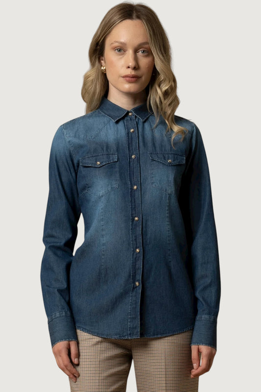 Camicia in denim egberta