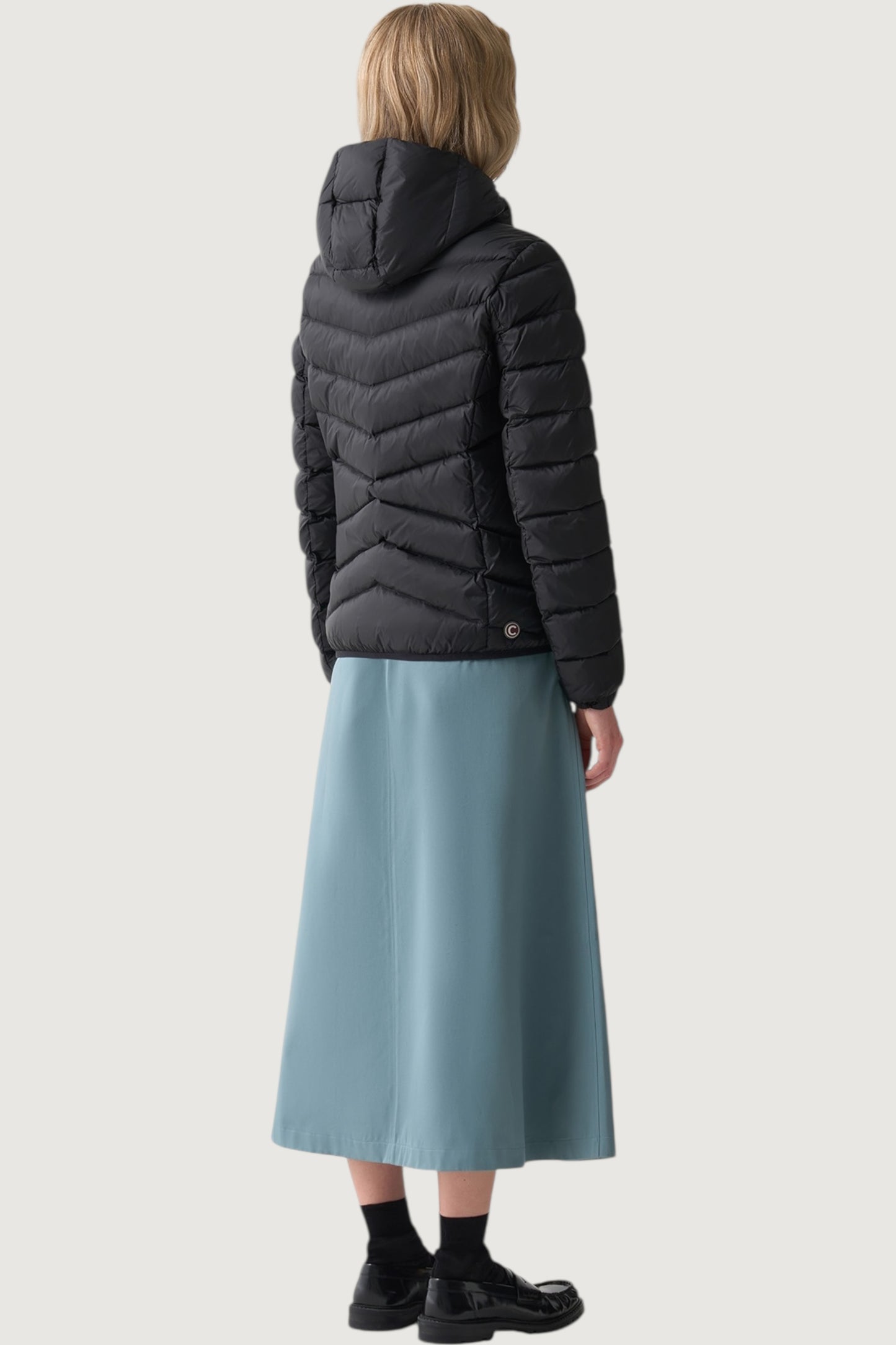 Piumino con cappuccio