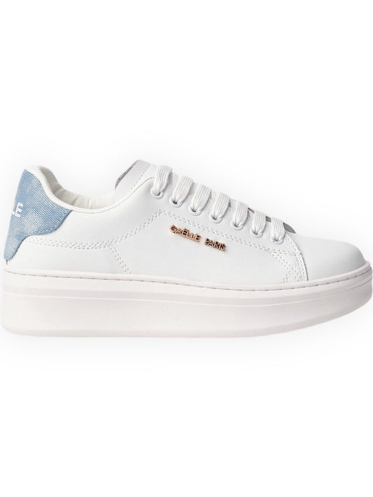 Sneakers con inserto denim