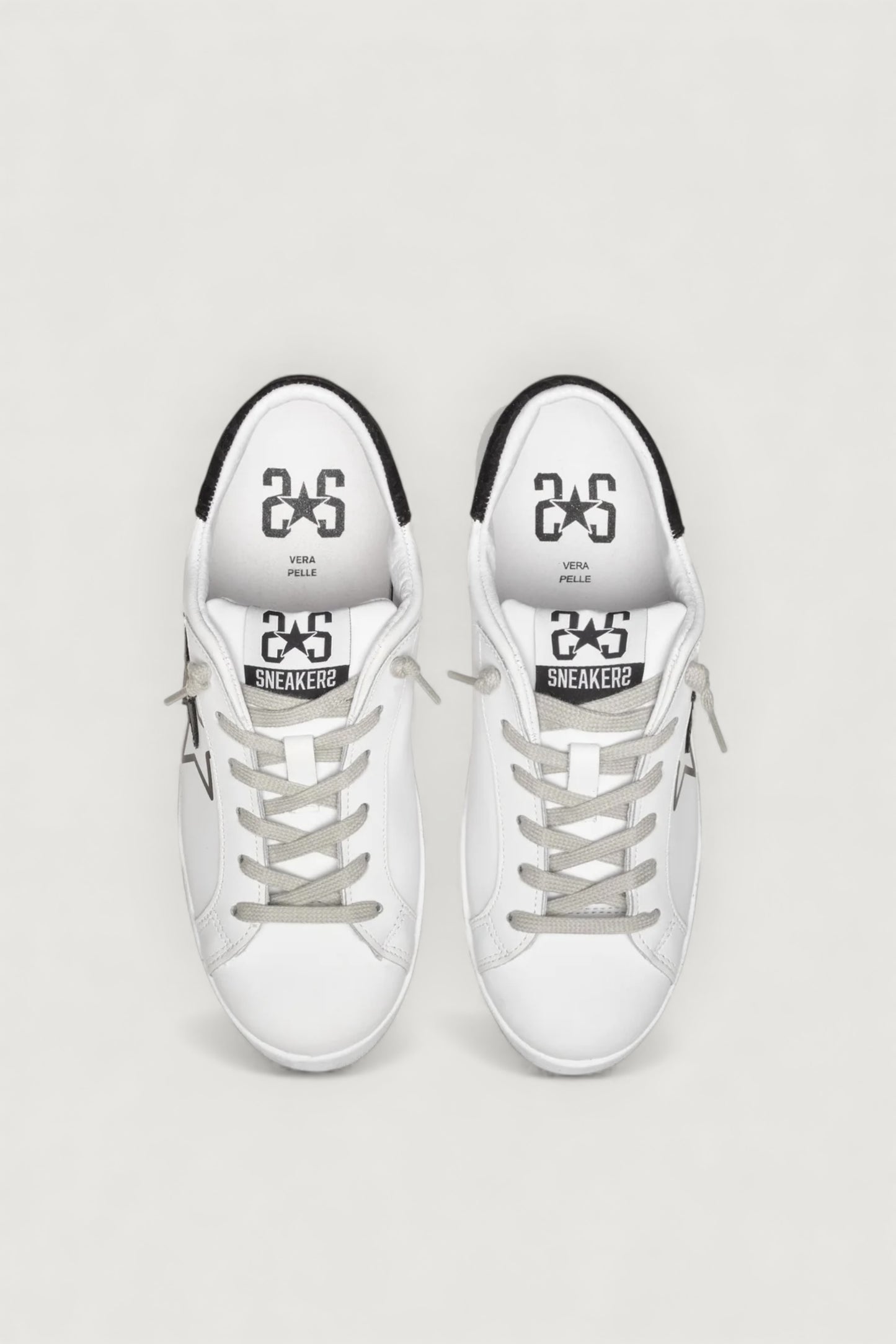 Sneakers prime star bianco/nero