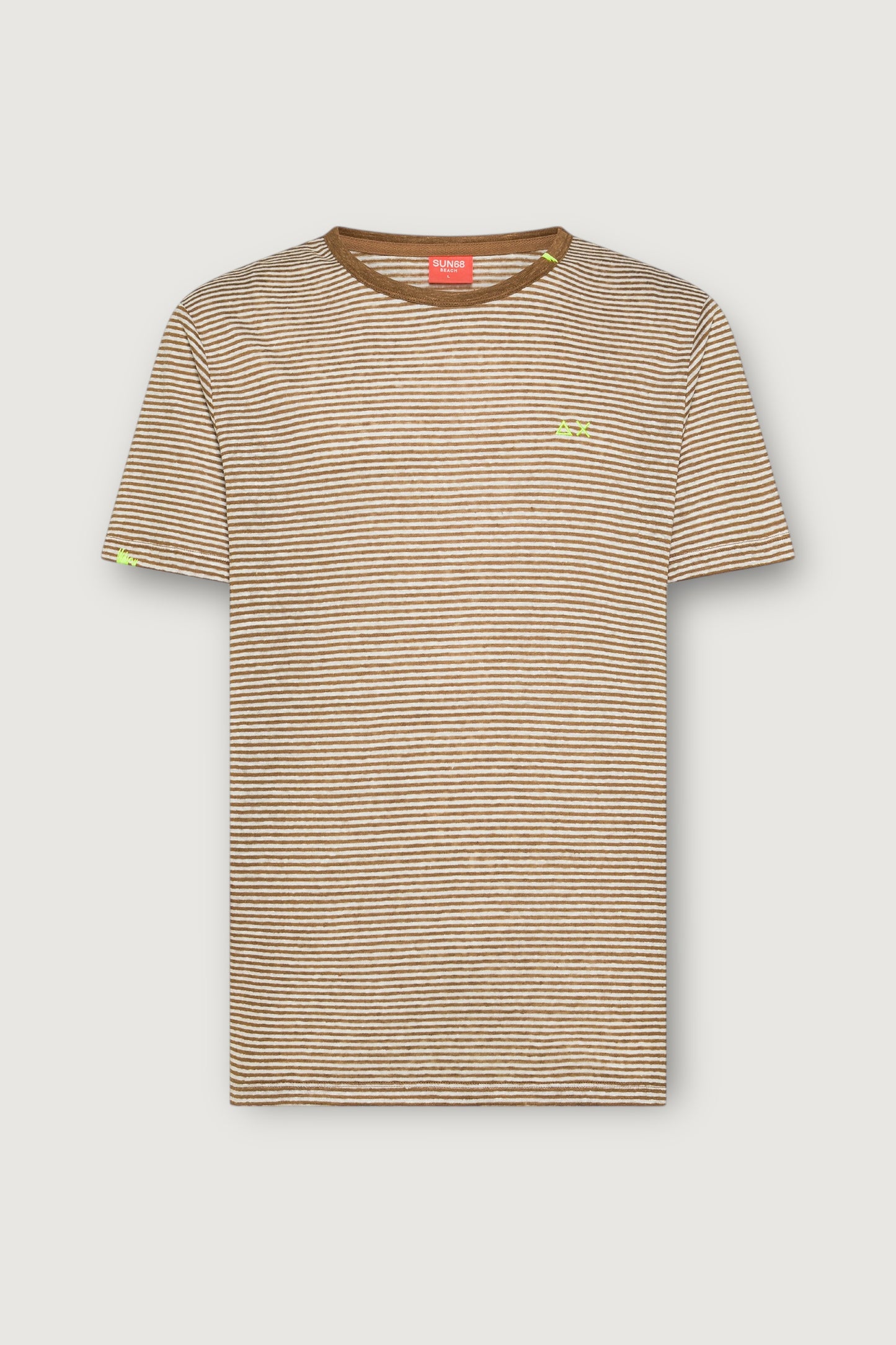 T-shirt jersey linen stripes beach