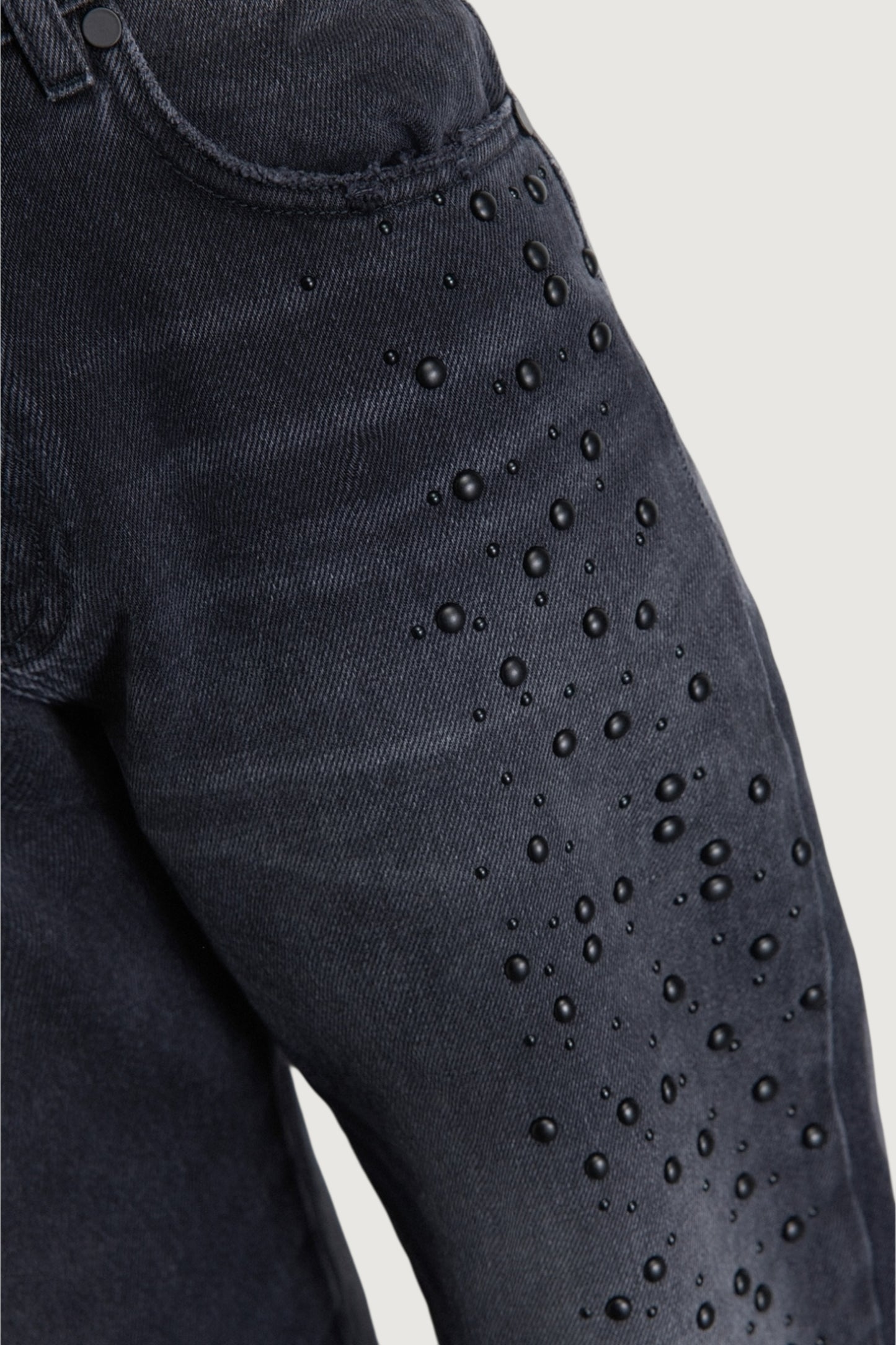 Pantalone boy slim con applicazioni