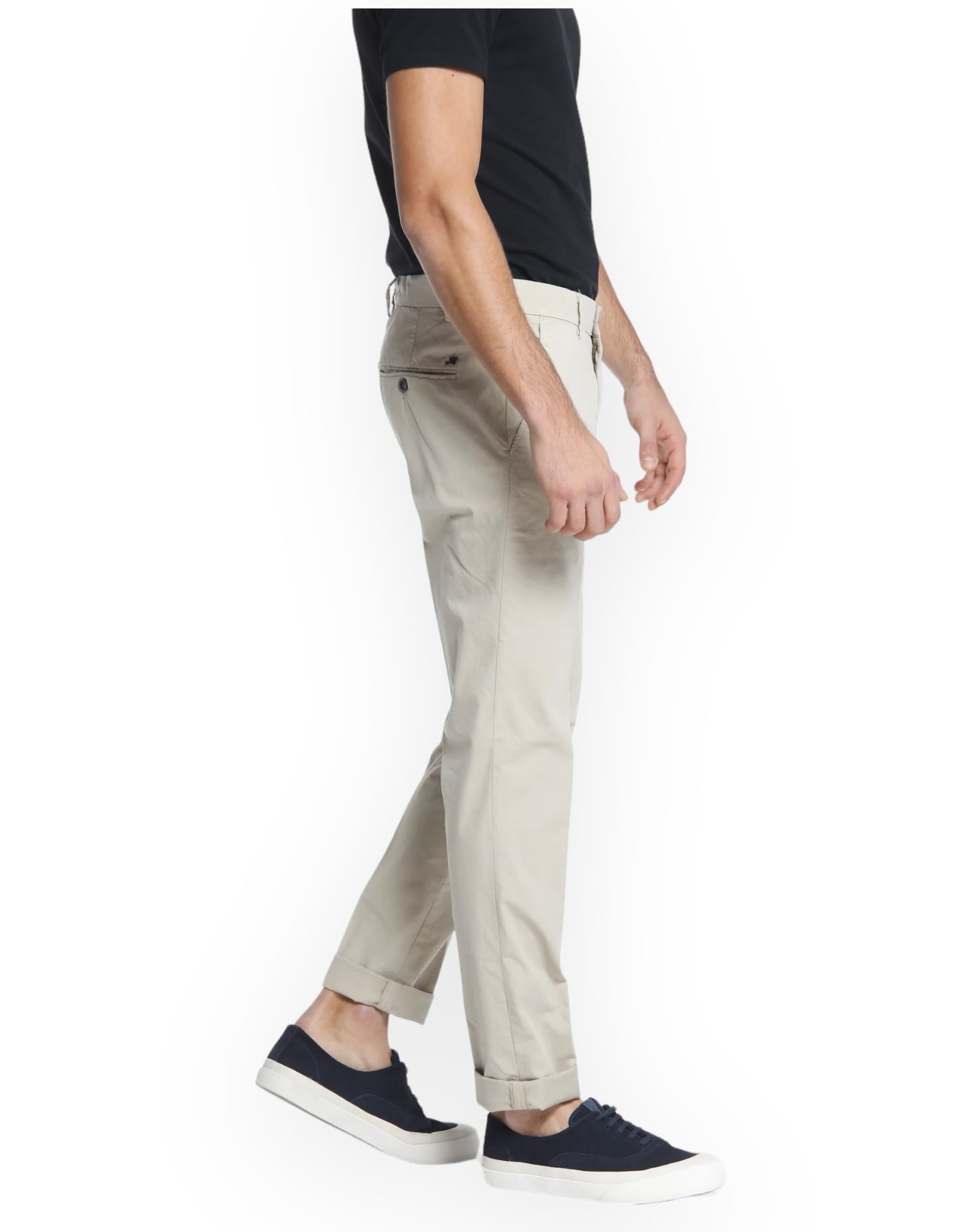 Milano style pantalone chino uomo in gabardine