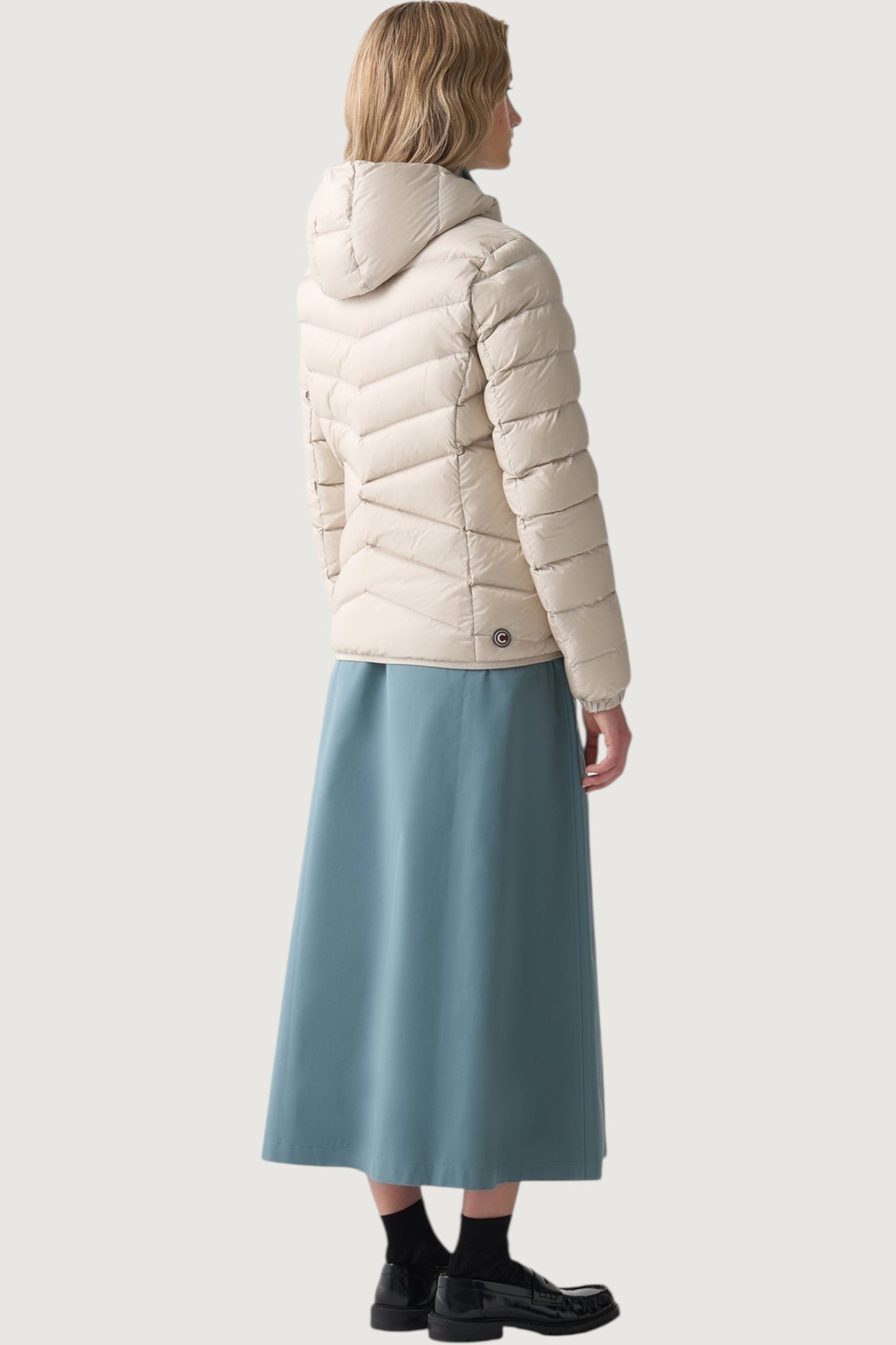 Piumino con cappuccio