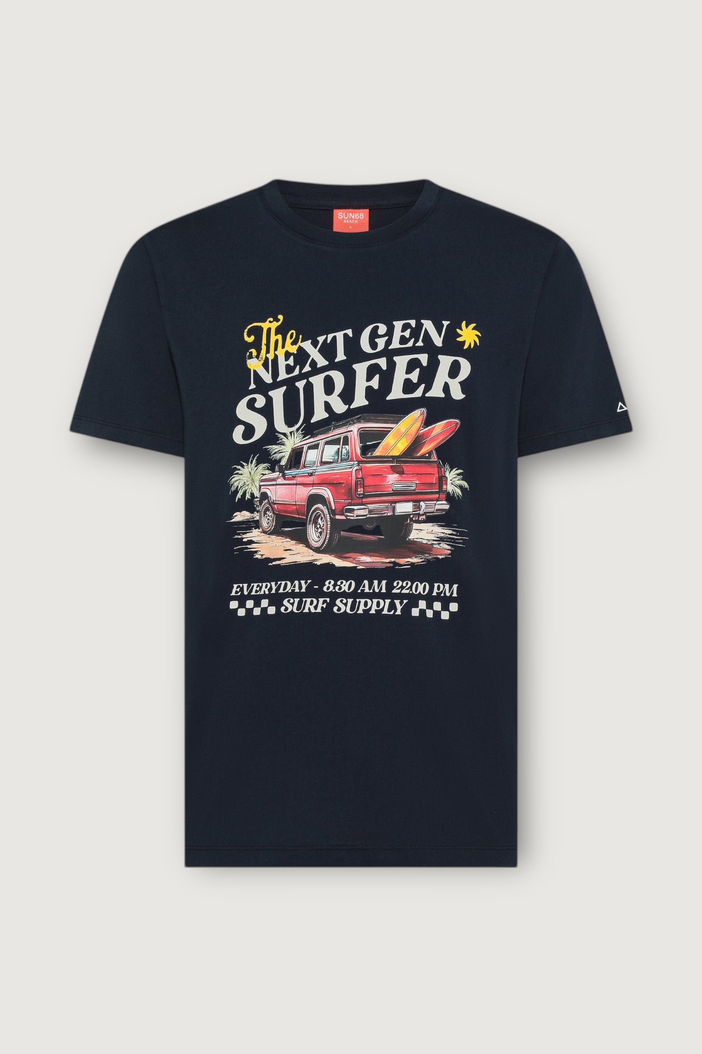 T-shirt printed beach