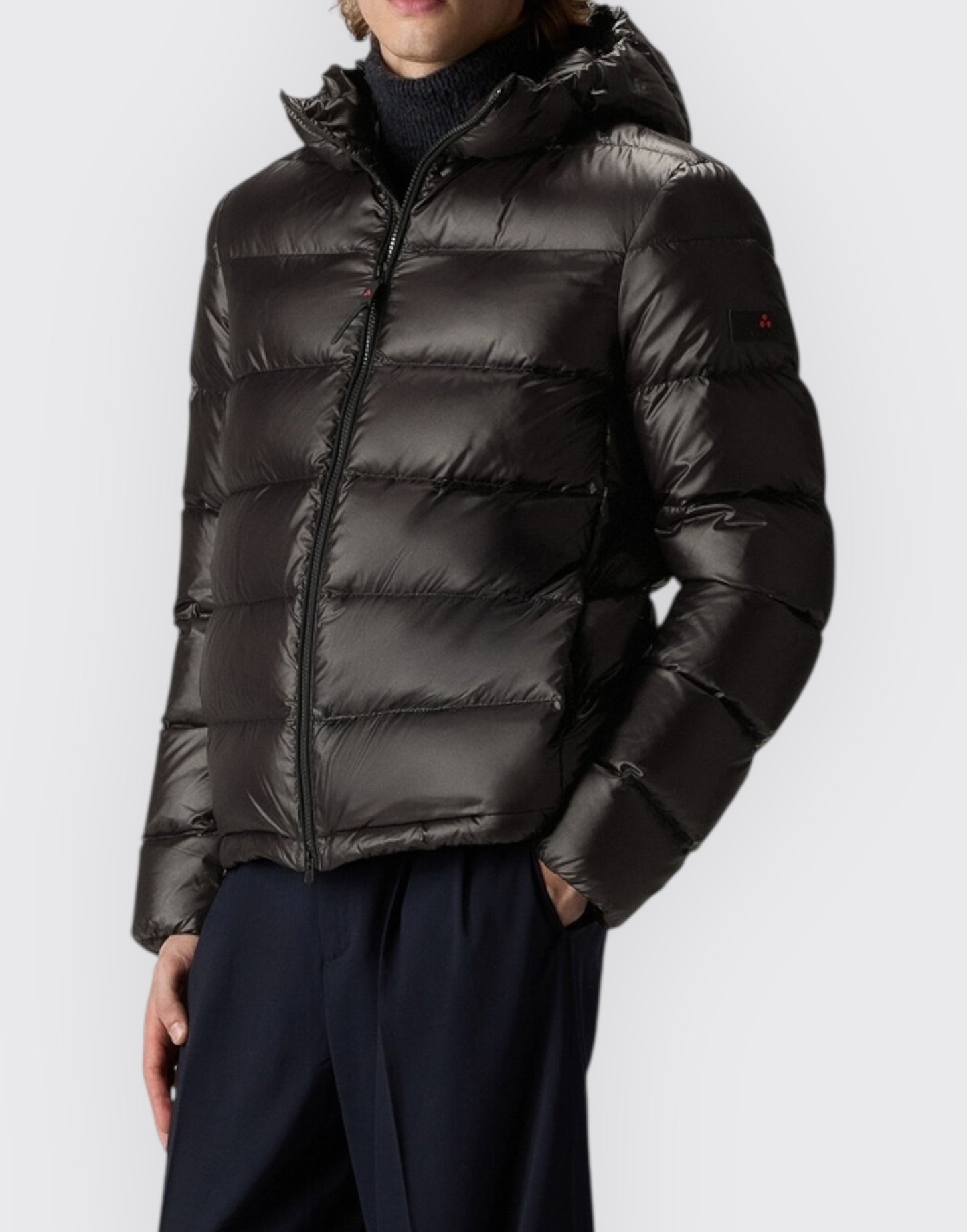 Honova lks linear 04 piumino in nylon lucido