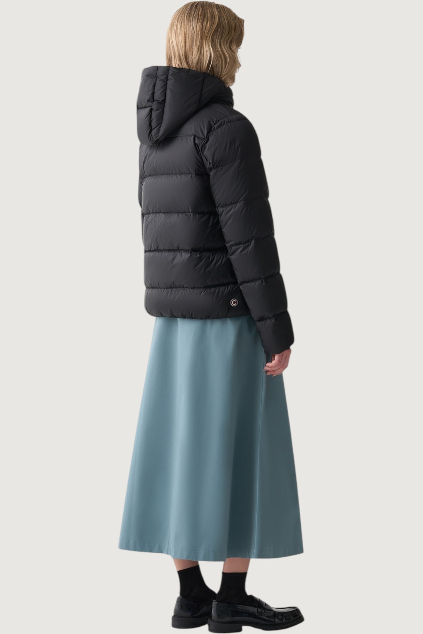 Piumino con cappuccio staccabile