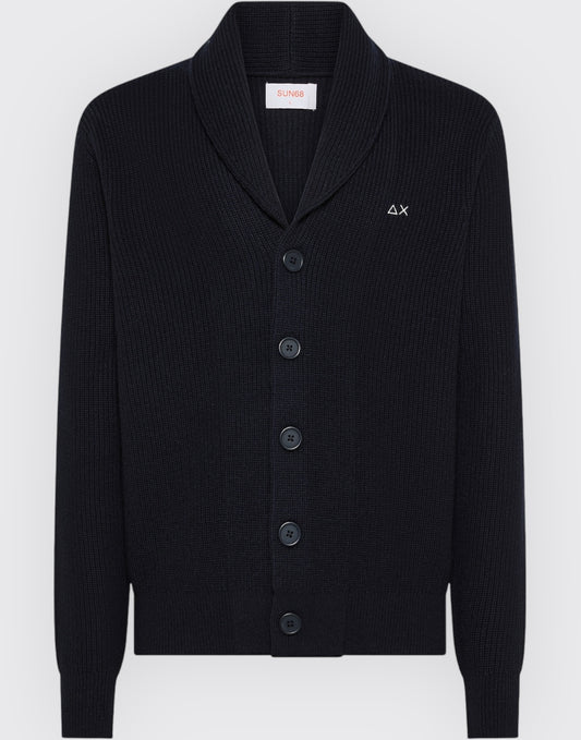 Cardigan english rib l/s