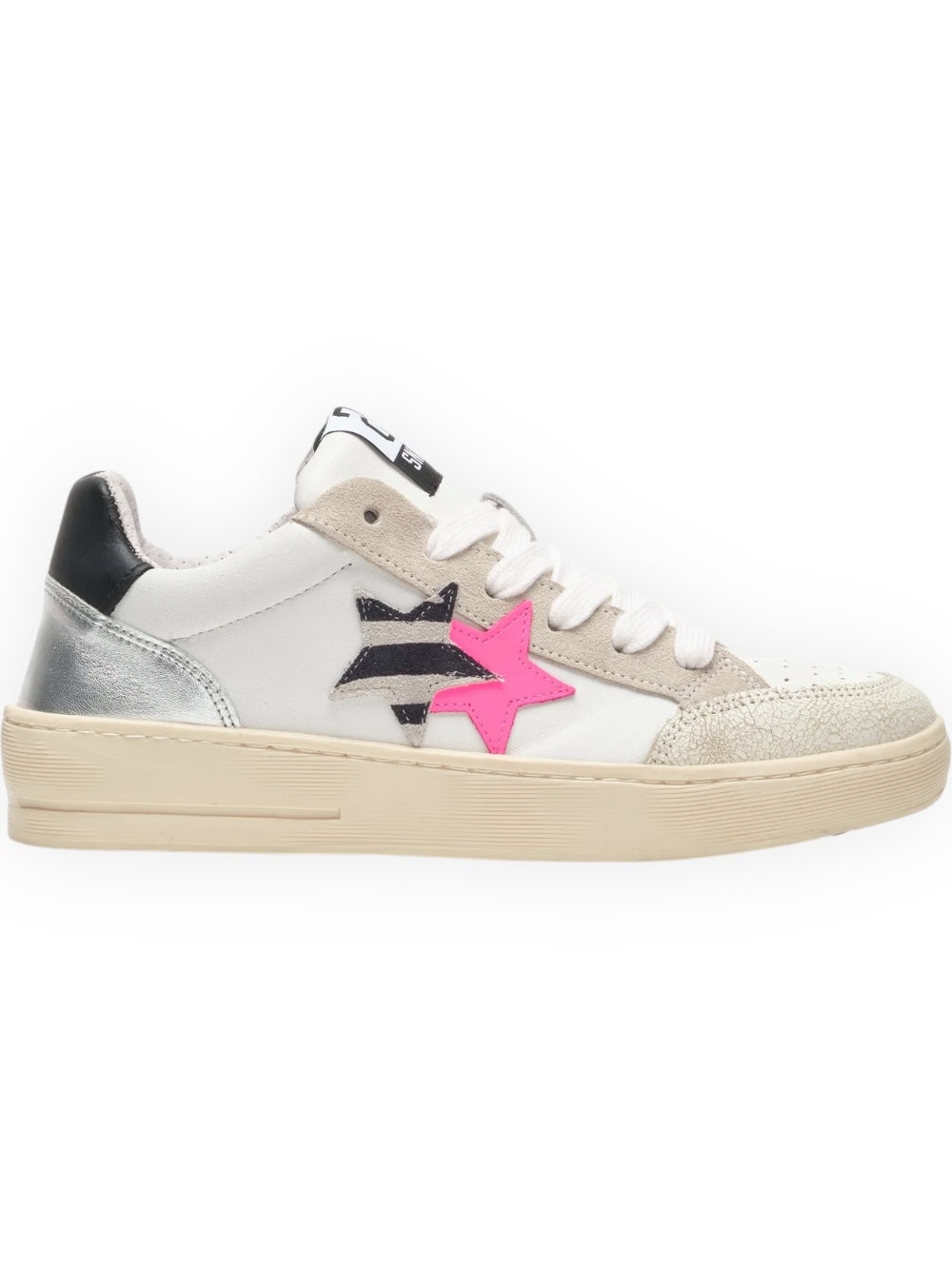 Sneaker new star fuxia zebra