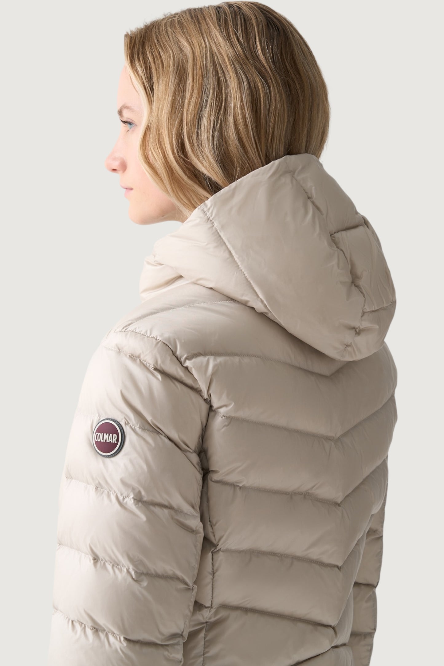 Piumino con cappuccio