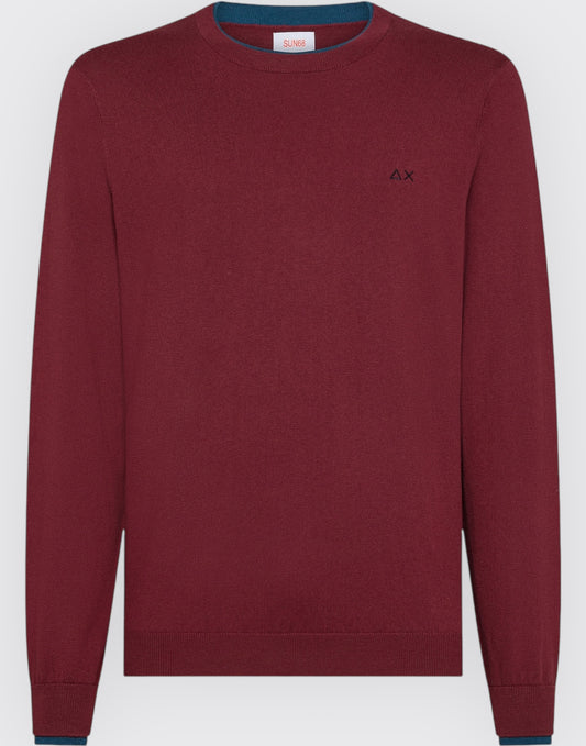 Round sweater double rib l/s