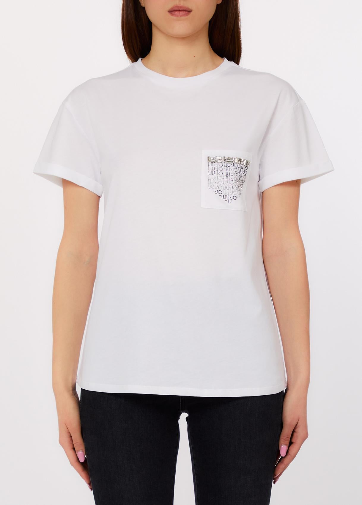 LIU JO WHITE-WA6372JS923 P9444-T-SHIRT