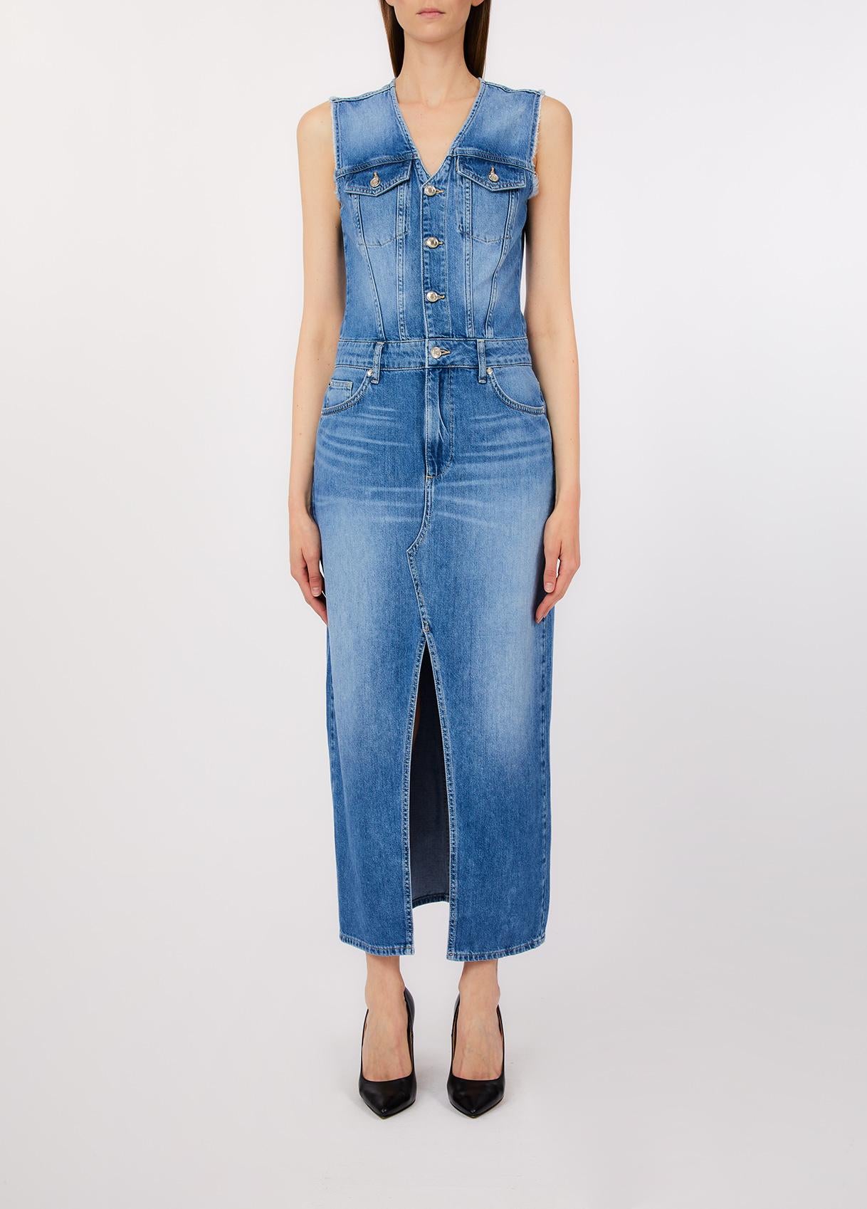 LIU JO BLUE DENIM-UA6123D0309 79021-DRESS