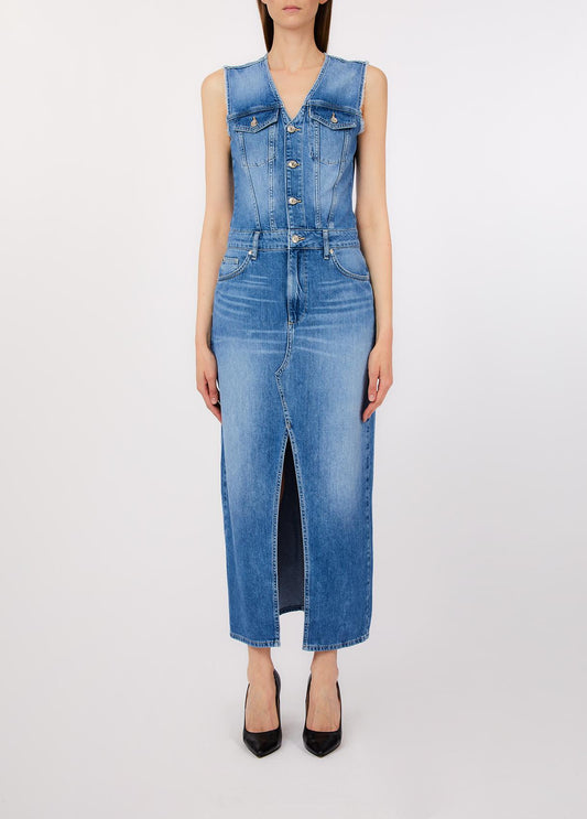 LIU JO BLUE DENIM-UA6123D0309 79021-DRESS