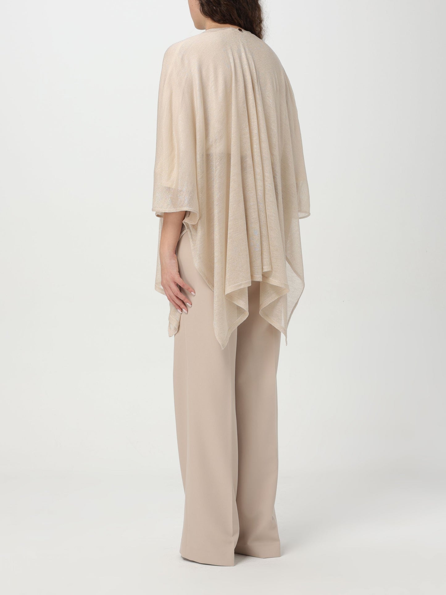 Poncho knitwear lurex