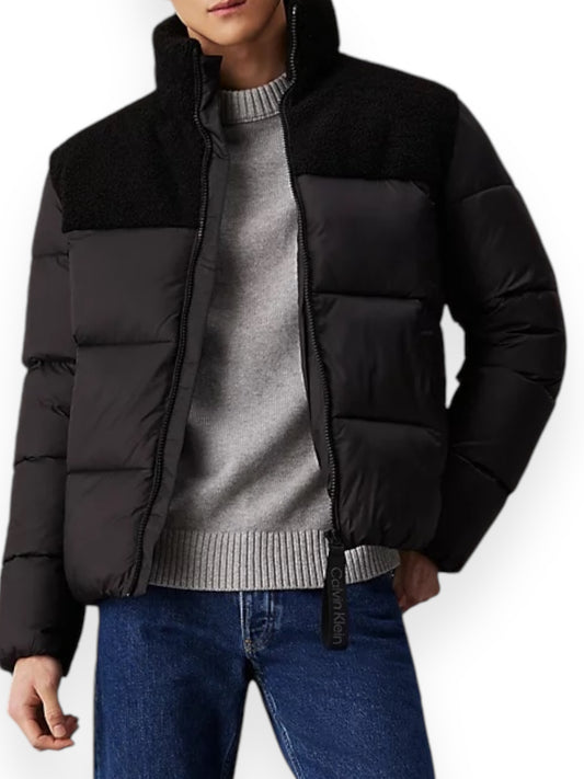 Sherpa puffer jacket