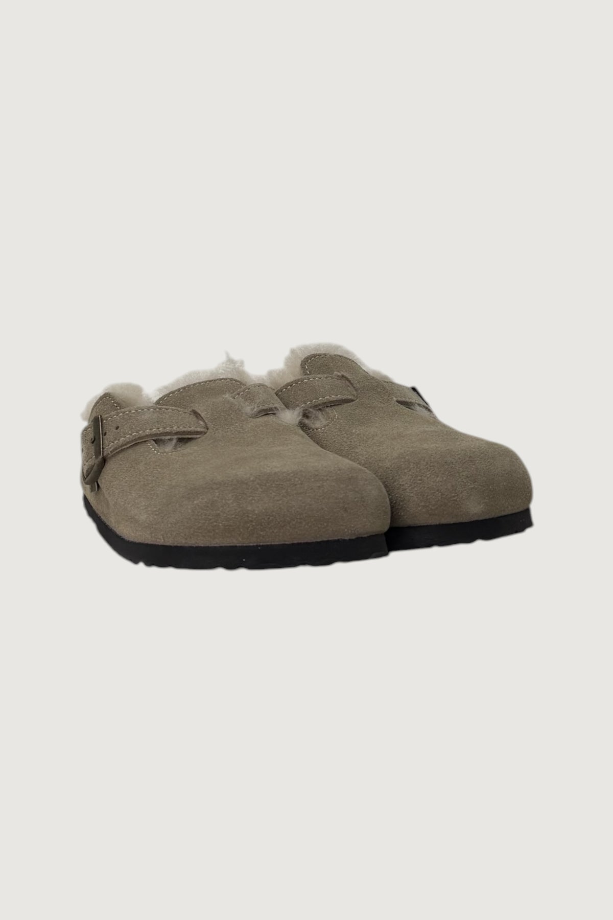 BIRKENSTOCK-1028299 TAUPE-BOSTON  SHEARLING 