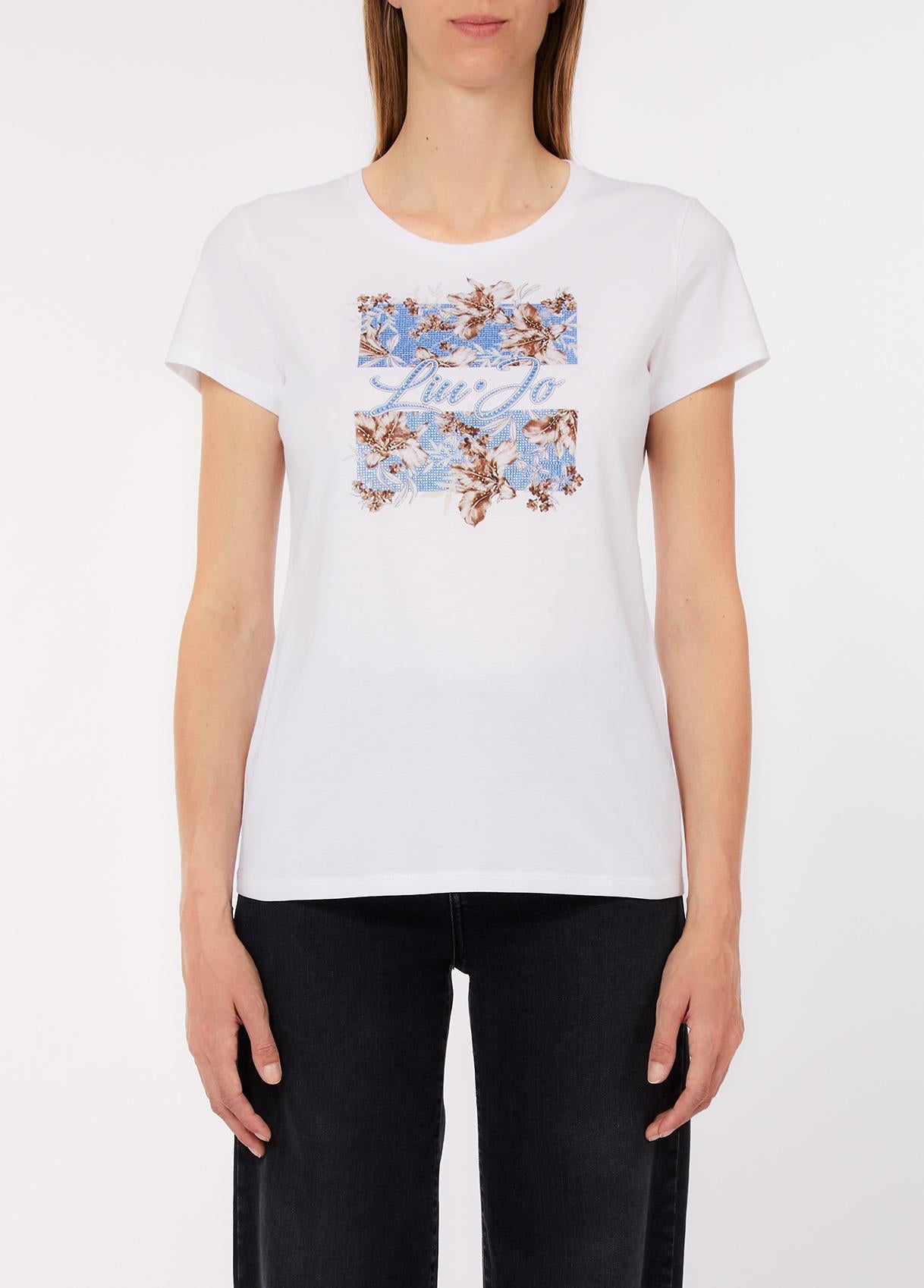 LIU JO WHITE-WA6493JS923 P9600-T-SHIRT