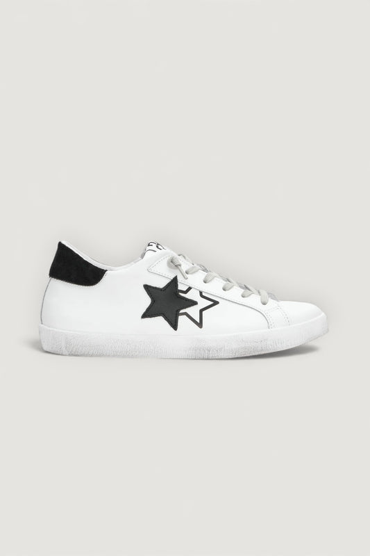 Sneakers prime star bianco/nero