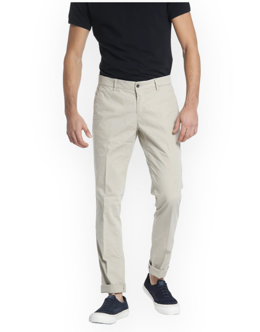 Milano style pantalone chino uomo in gabardine