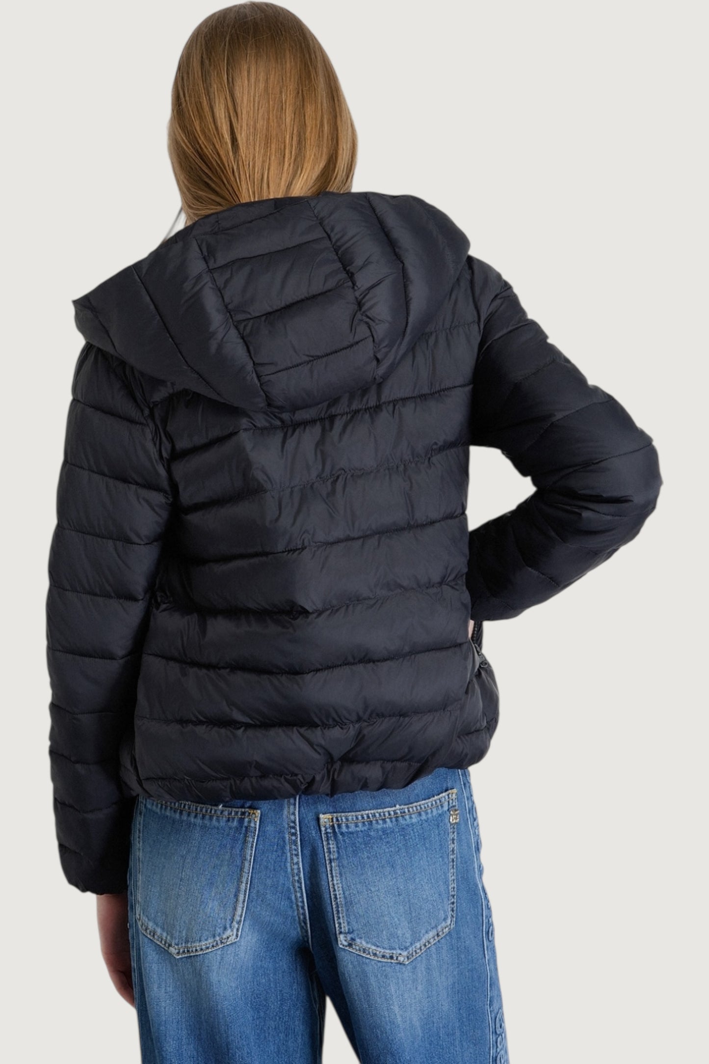 Piumino con cappuccio